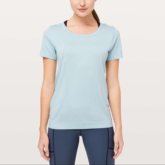 lululemon athletica Tops - Light Blue Lululemon Shirt
